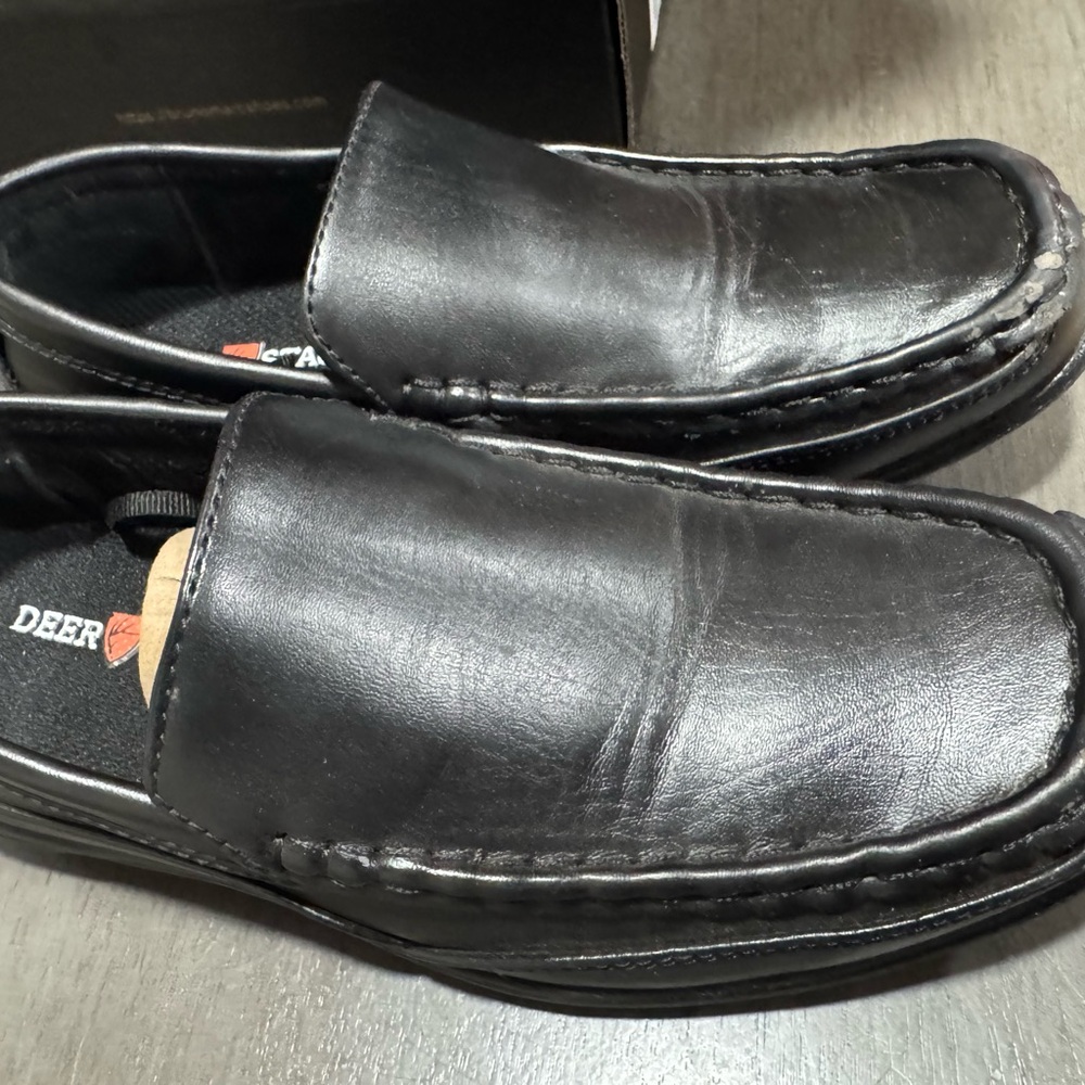 Deer Stags Black Loafers